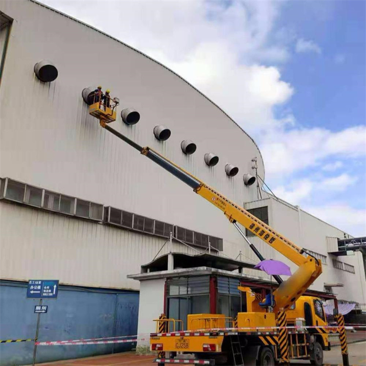 无锡梁溪高空作业车出租服务：专业广告牌安装解决方案